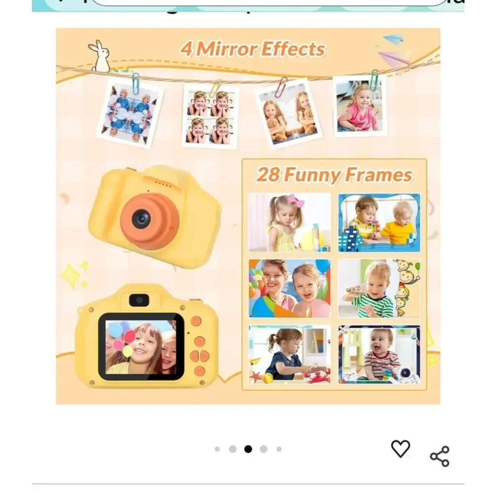 Kids Camera 26MP HD Digital Portable with 1080P Video